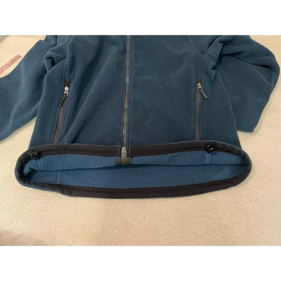 REI mens polartec fleece zip in jacket blue large coat EUC fall winter camp hike - Picture 6 of 6
